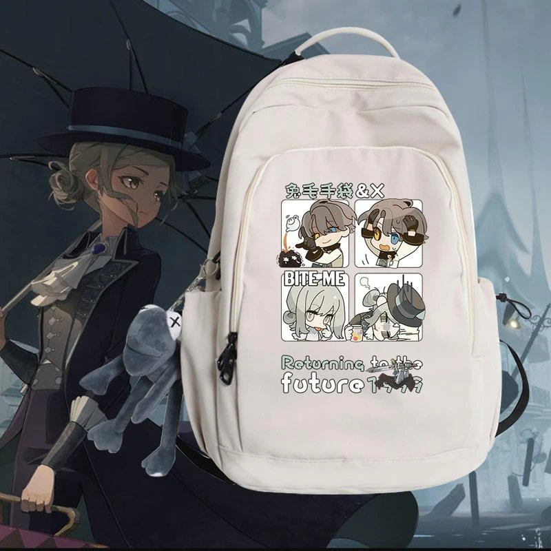 兔毛手袋 X同人重返未来1999周边游戏二次元男女双肩背包休闲ww