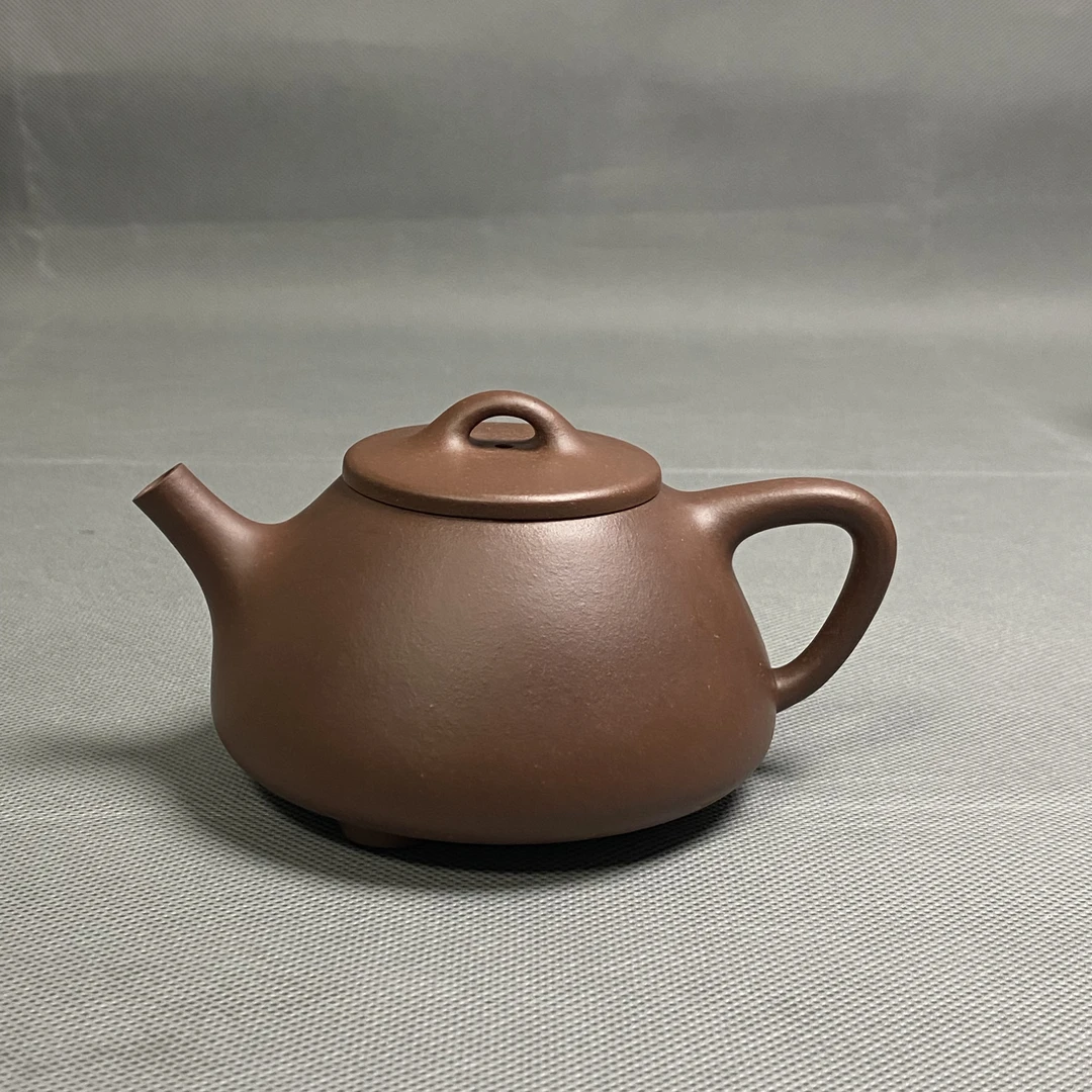 原矿紫泥半手工子冶石瓢