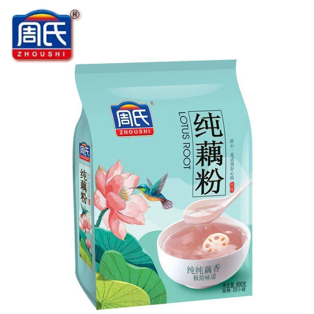 ZHOUSHI/周氏纯藕粉中老年西湖藕粉原味红枣顺滑冰糖桂花莲藕粉羹