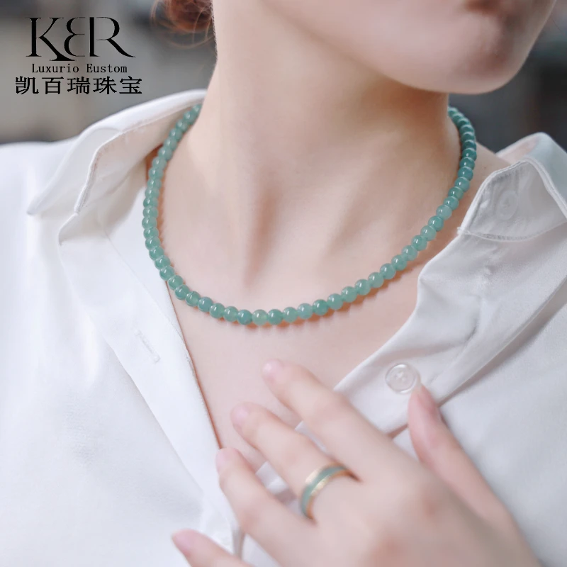 【甄选】珠链A货翡翠项链时尚气质妈妈链 多样性发货 KBR0119002