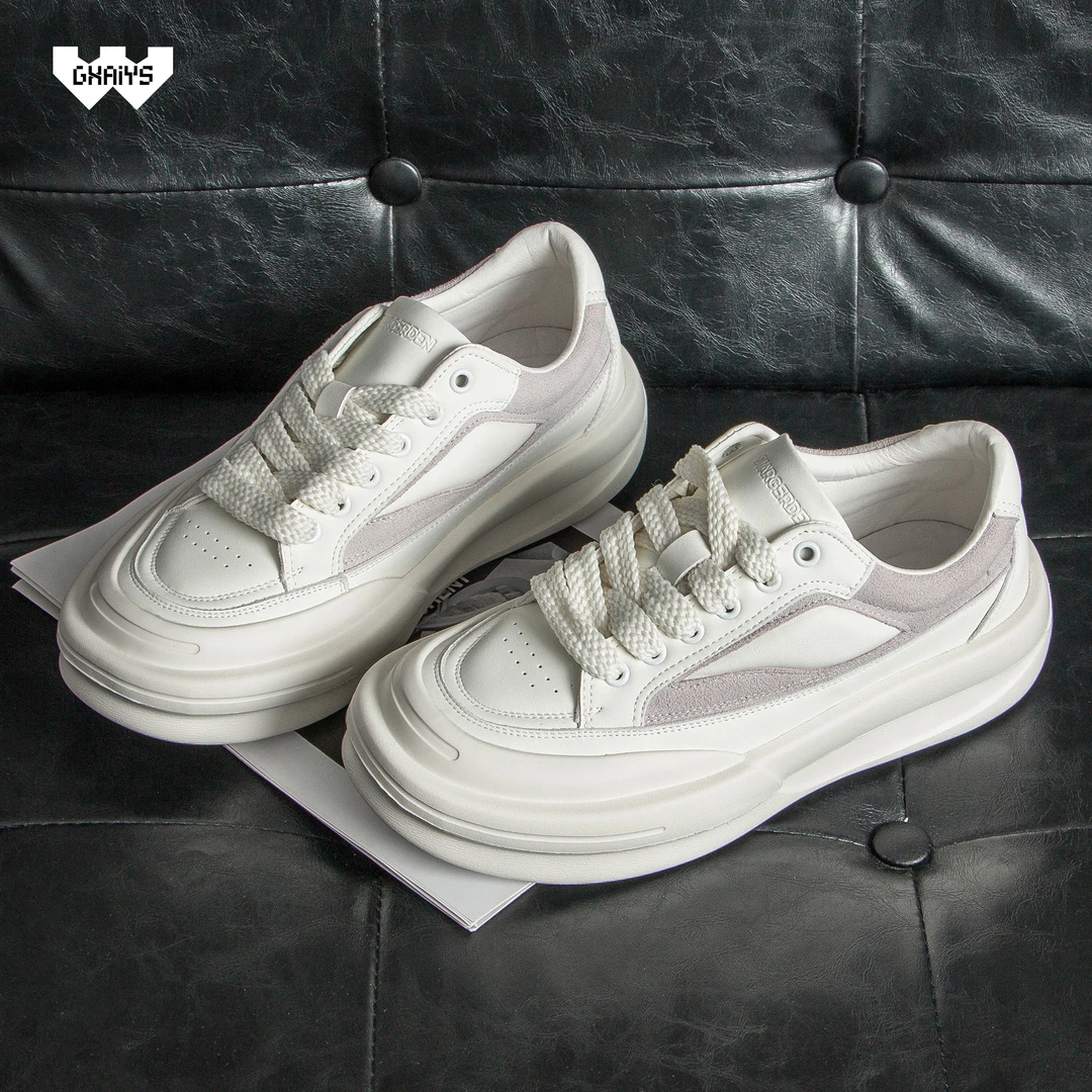 清仓捡漏！运动休闲鞋男款百搭时尚潮流真皮高端男士休闲鞋子