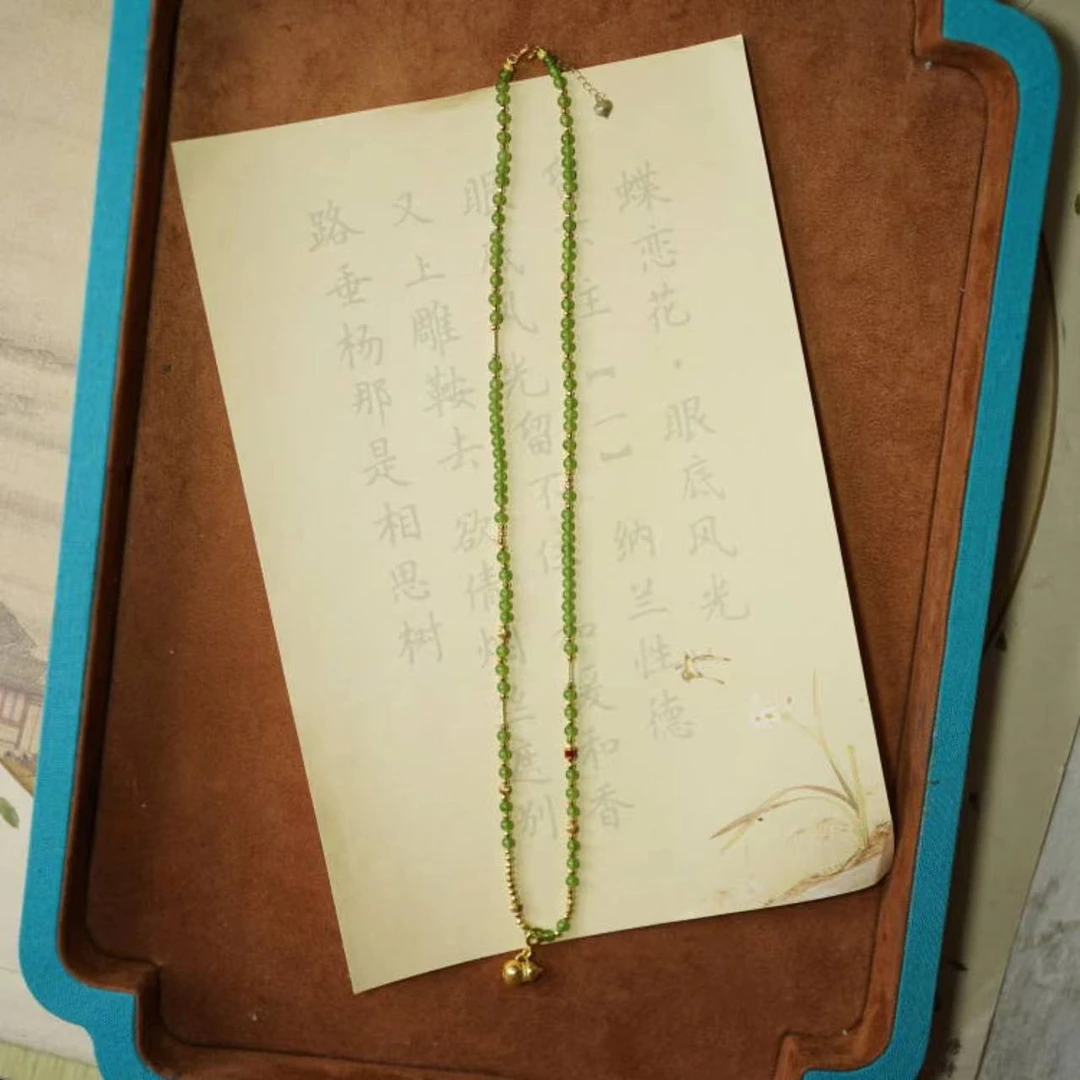 般若/和田玉*项链*18k金镶嵌
