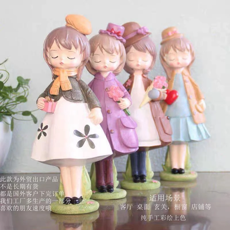 史克森摆件ins风复古家居装饰女生生日礼物客厅轻奢高档办公室