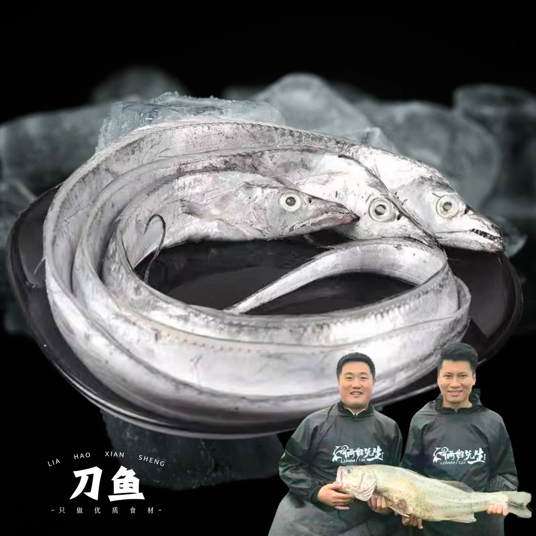 Y-俩好先生海鲜新鲜冷水整条小眼油带鱼1斤到1斤4两/条共发2条