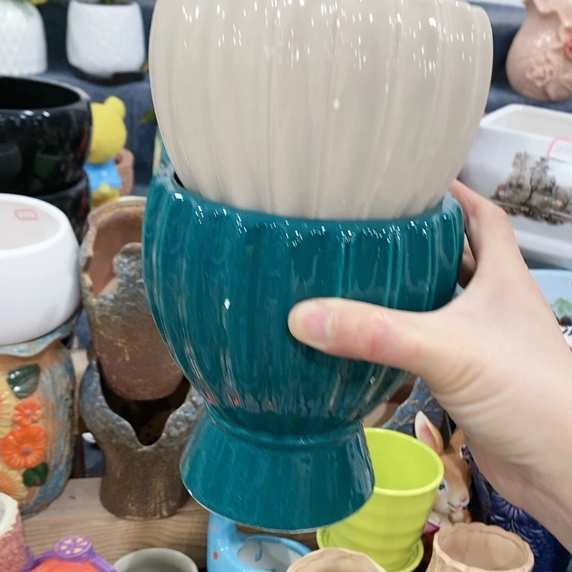 【闪购商品】红陶陶瓷多肉花盆特价店