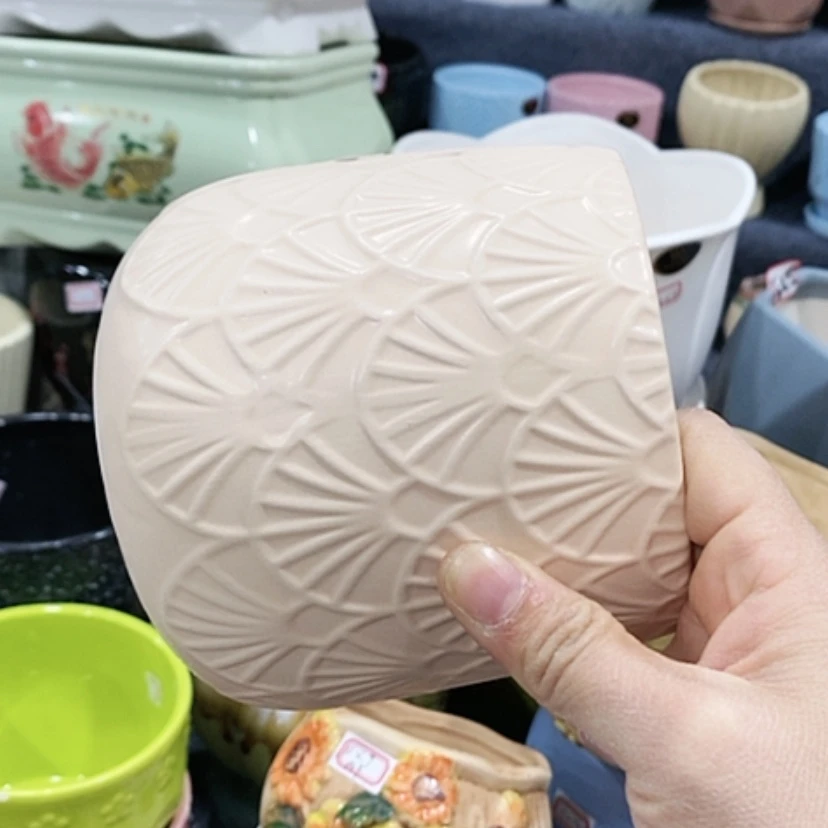 【闪购商品】红陶陶瓷多肉花盆特价店