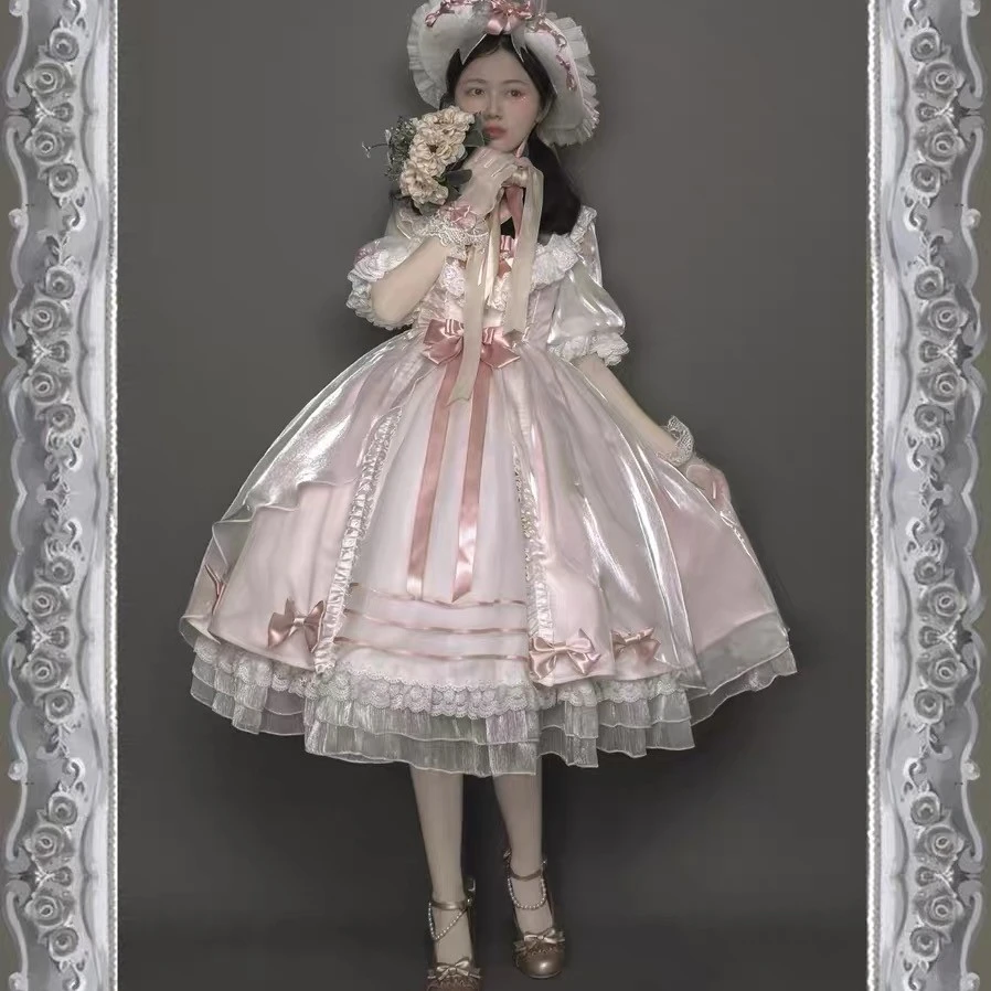 无品牌艾丽莎的低喃优雅Lolita裙（清仓）