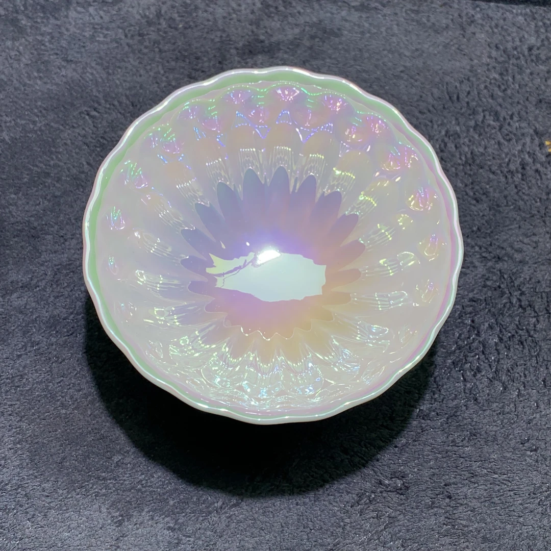 【闪购商品】瓷茶杯 珍珠白葵口主人杯