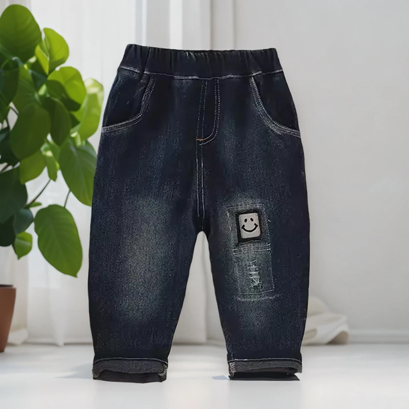 男童牛仔裤新款百搭帅气韩版潮流春装童装儿童时尚裤子外穿1-4岁