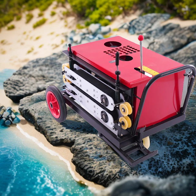 鱼快光缆牵引机拉缆机拉线机光纤放线全自动电缆输送穿线履带