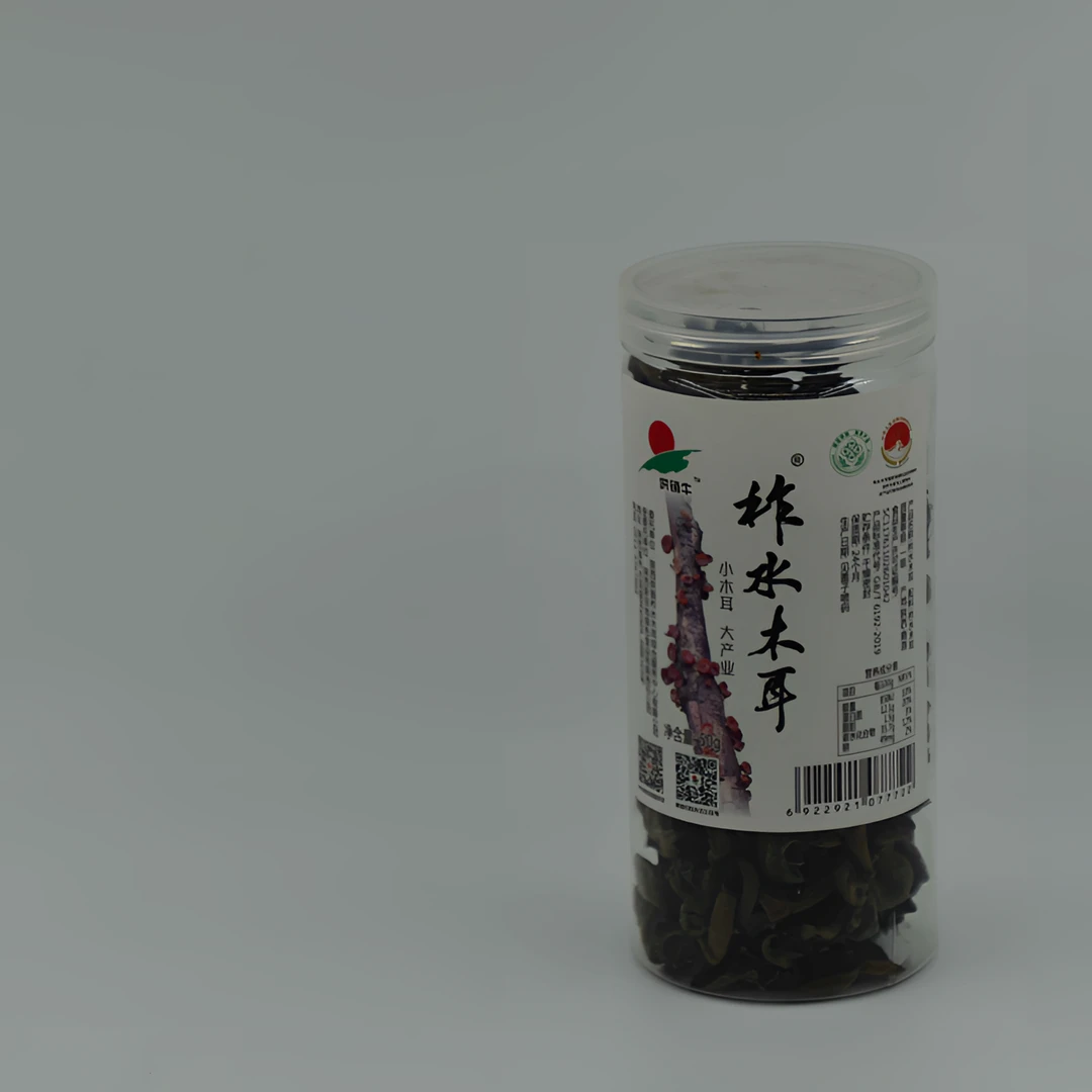 岭秀点赞柞水特级黑木耳50g罐装陕南特产