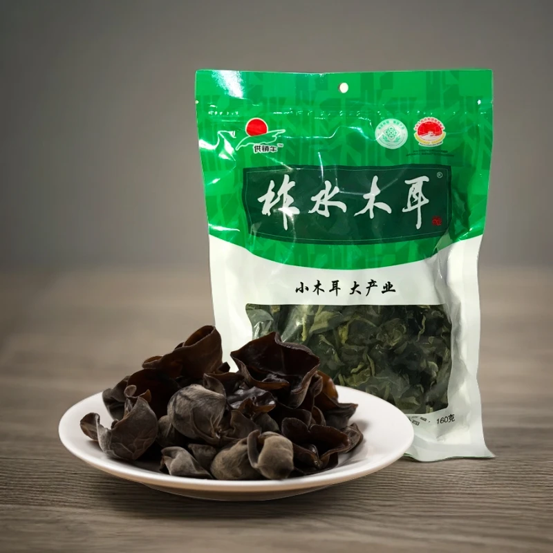 岭秀点赞柞水特级正宗黑木耳160g罐装陕南特产