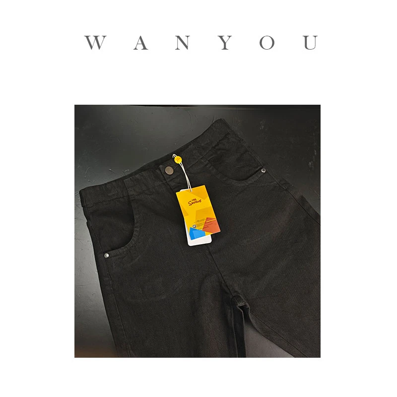 XK016-牛仔裤蓝色直筒时尚休闲春夏破洞修身水洗YP-299