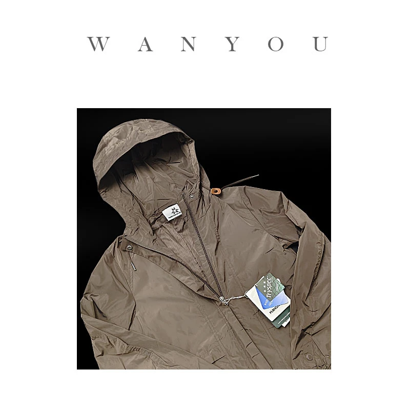 MCF004-防水外套男子男款时尚户外休闲连帽中长款保暖-YP-346