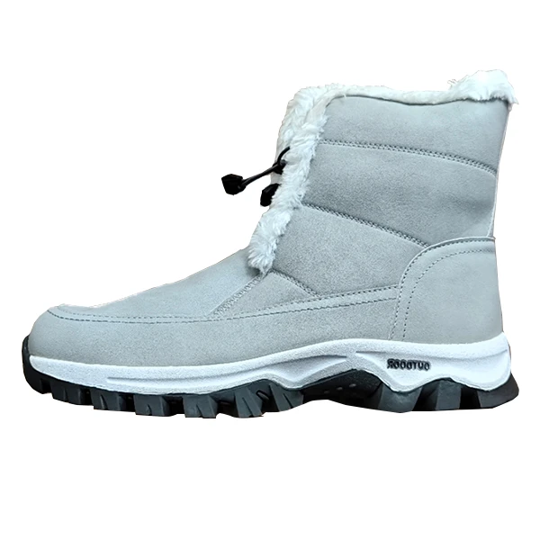YP-142棉鞋中高帮秋冬雪地靴时尚休闲真皮加绒加厚保暖冬季百搭