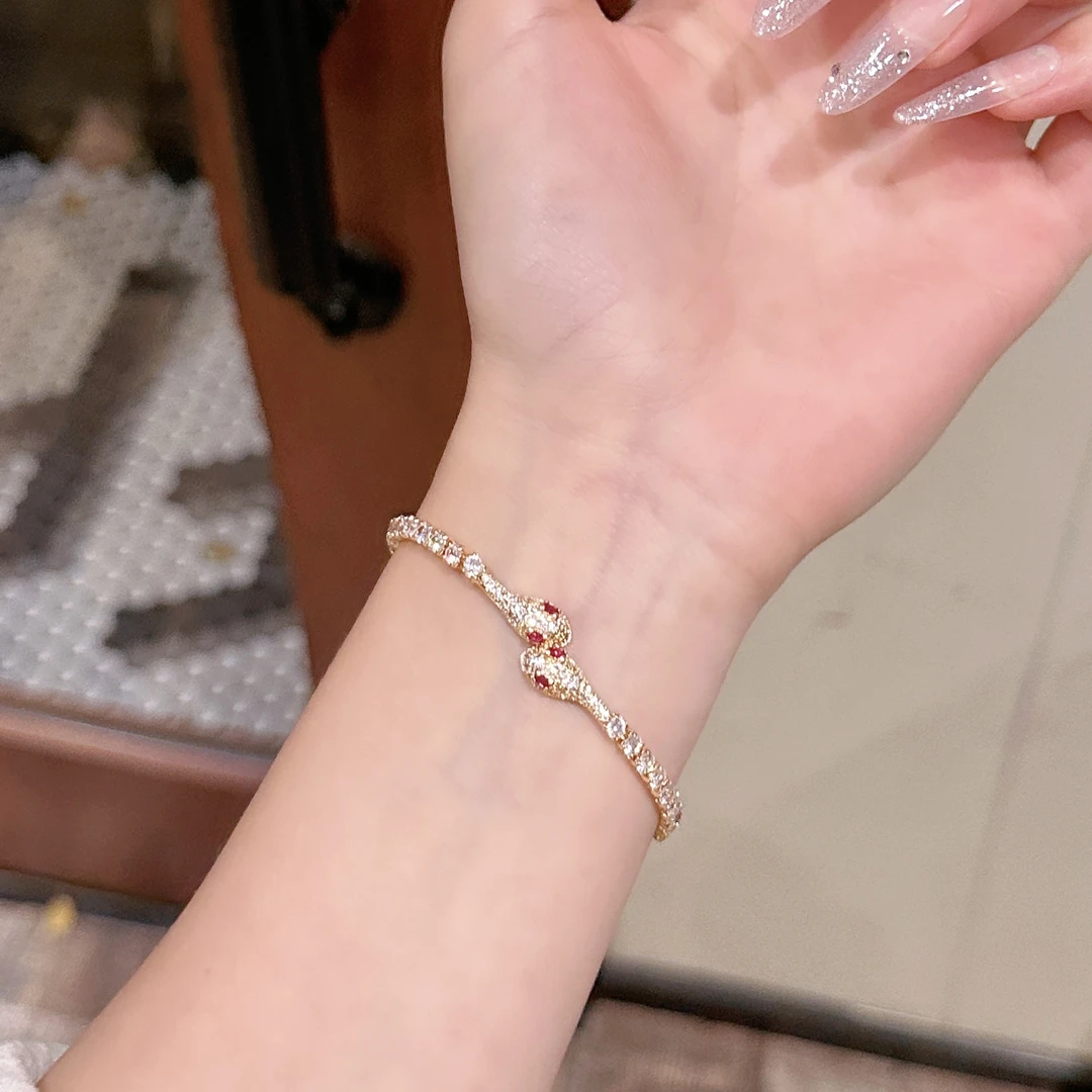 TIRENSE/狄伦斯 铜合金手链  高定灵蛇系列轻奢气质手链