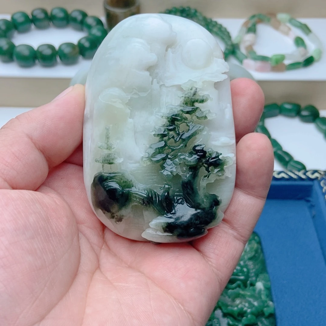 独山玉把件未镶嵌