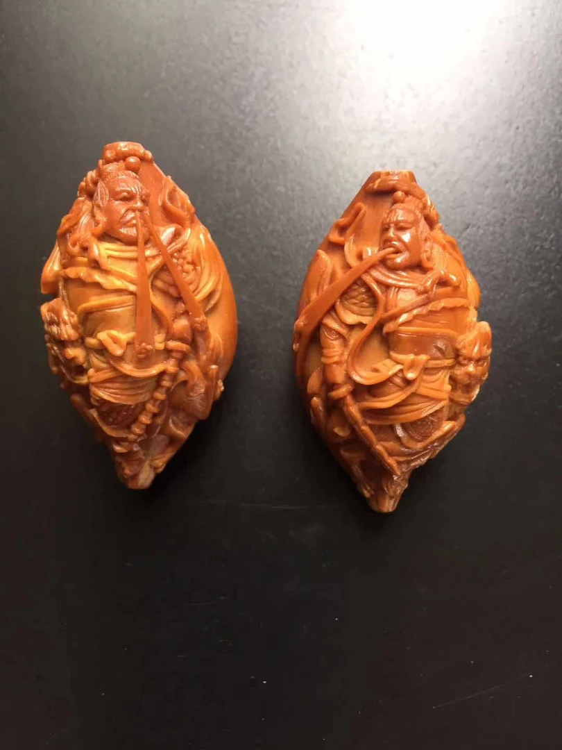 橄榄核单籽手工雕刻