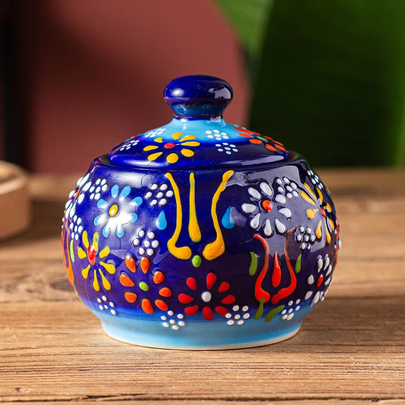 海洋之谜陶瓷碗可爱带盖家用釉下彩日式高颜值2024新款网红高颜值