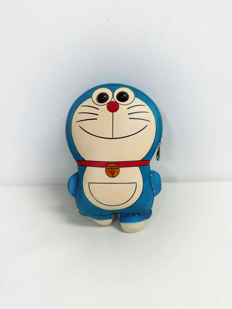 歌士顿-G018蓝胖子-真皮时尚卡通立体蓝色单肩斜挎包手机包 60/60