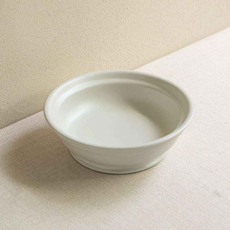 YE HOME 哑光厚实陶瓷汤碗酒店麻辣香锅大碗家用餐具大菜碗水果盆