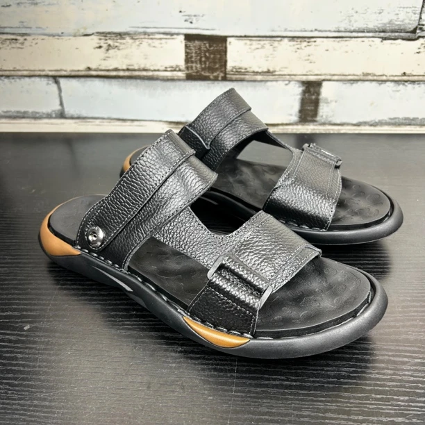 男士凉鞋男沙滩鞋防滑防水耐磨外穿拖鞋男凉鞋男款两用凉拖鞋男款