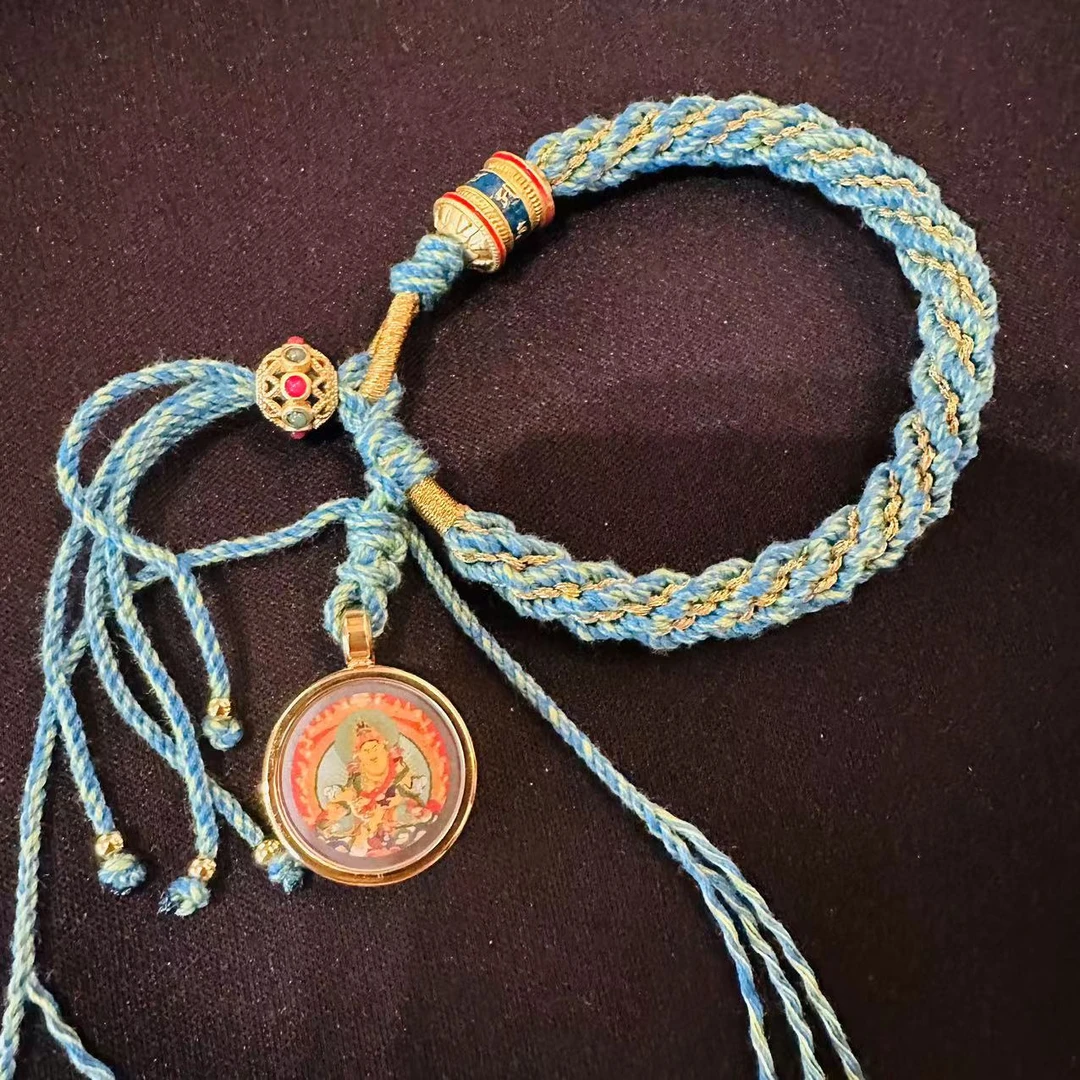 67民族风纯手工编织唐卡