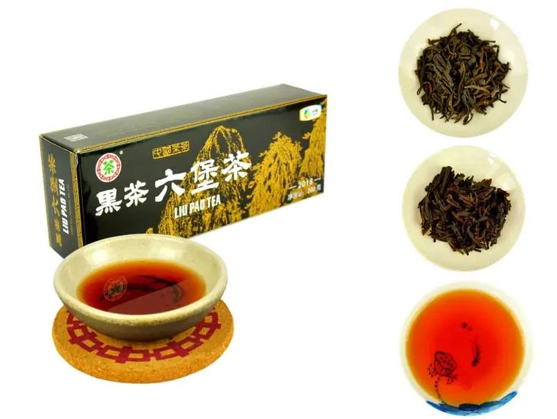中茶六堡茶黑盒2018版高山特级料陈香高爽红亮饱满喉韵清甜甘爽