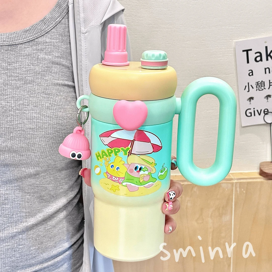 巨无霸吸管保温杯大容量冰霸杯316不锈钢水杯女吨吨大水壶户外男