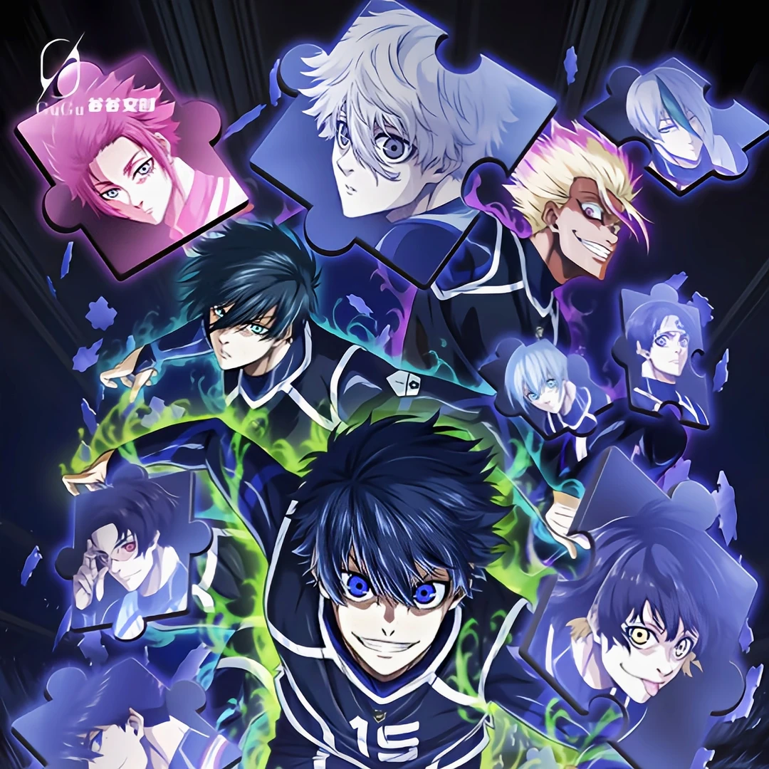 谷谷文创--【蓝色监狱】--动漫周边吧唧盲盒二创