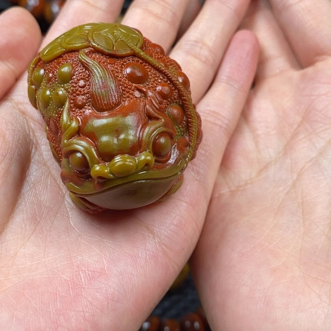 玛瑙/玉髓摆件未镶嵌祛*战国红摆件