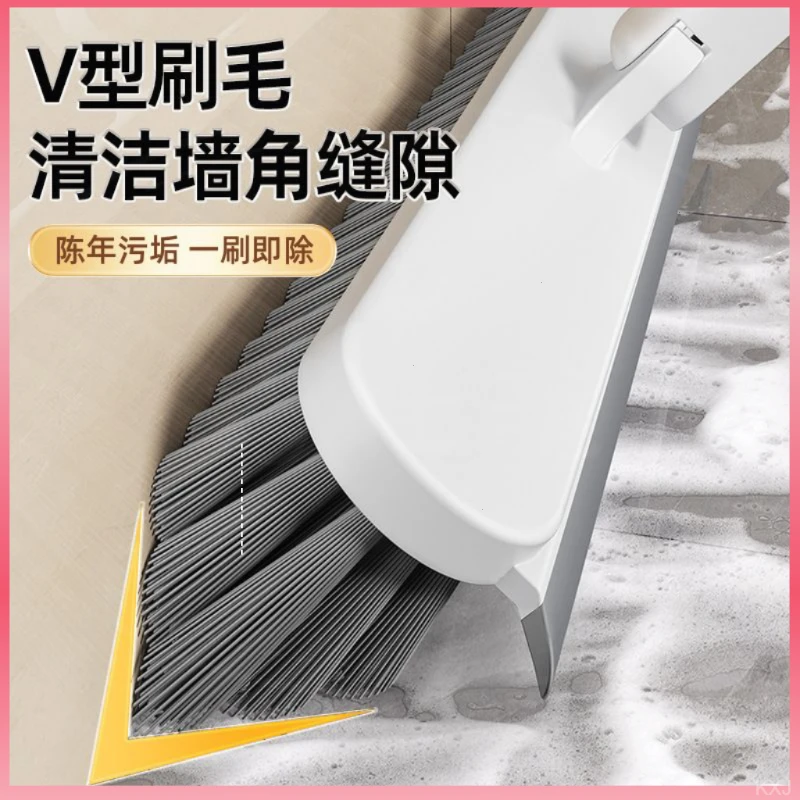 家用刷卫生间地缝浴室神器伸缩清洁硬毛刷子洗地刷长柄地刷地刷子
