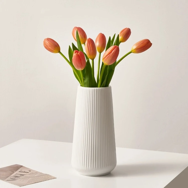 【不参与鲜花凑单】北欧现代简约花瓶买两个装送随机草花包邮直发