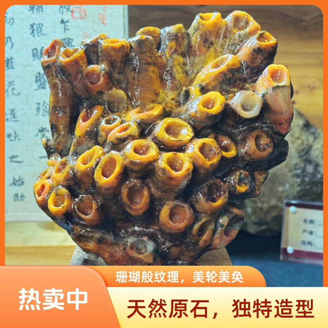 199-1999多彩观赏石原石标本、摆件、饰品，直播间截图一物一拍