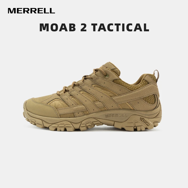 MERRELL迈乐moab2低帮战术靴男户外运动鞋耐磨抓地登山徒步鞋-DB