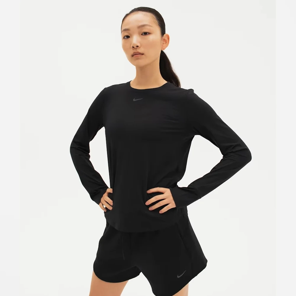 NIKE/耐克Dri-FIT女子透气运动休闲速干长袖圆领上衣FN2802010