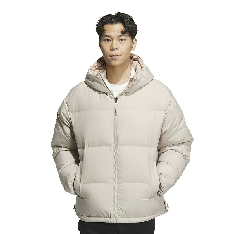 adidas/阿迪达斯【胜道联动】两面穿冬季保暖防风连帽羽绒服IS0359