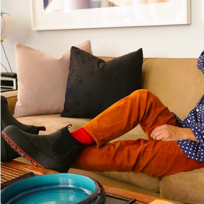 情侣款雪地靴拉链款