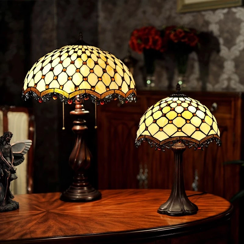 【宫锁珠帘】欧式简约复古典怀旧帝凡尼书房客厅卧室奢华氛围台灯