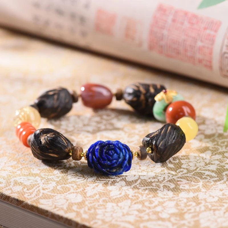 多宝原创单圈手串简约设计——花多样性发其一