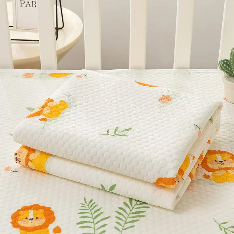 宝宝防水纯棉婴儿尿垫纯棉全棉加厚隔尿垫婴儿0-6个月小孩隔尿垫