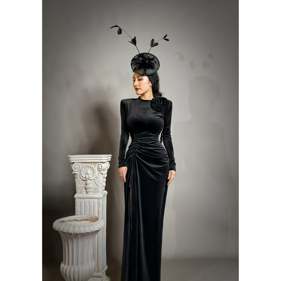 【星姐推荐】星原创高级定制【巴黎香堡】设计师款小众轻奢名媛连衣裙