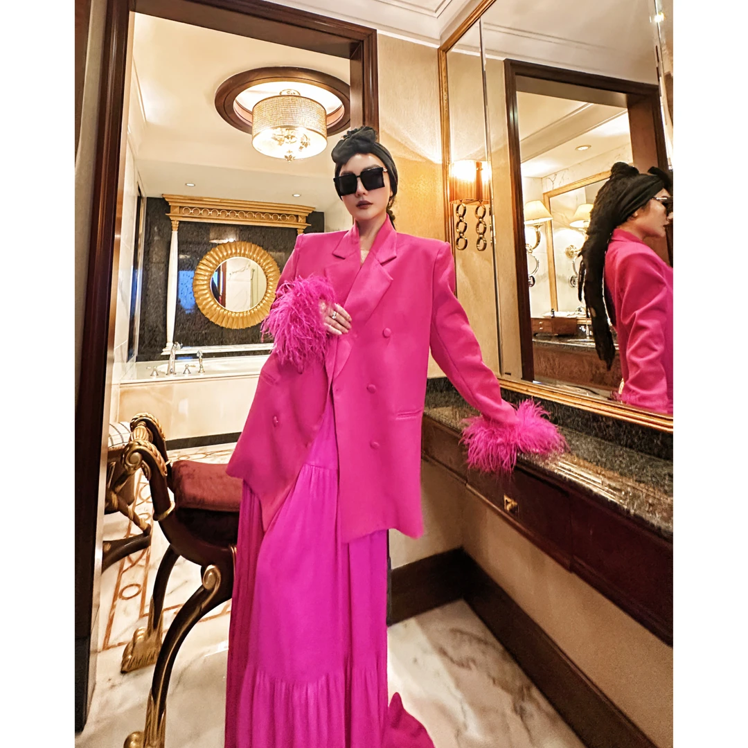 【星姐推荐】星原创高级定制【盛装妲己】设计师轻奢名媛时尚西装外套