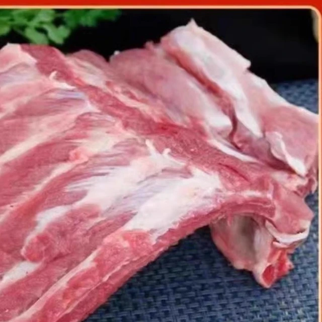 拍6斤送2斤沂蒙山土猪肋排肉丸猪排鲜袋龙骨肋条可做肉丸猪排8