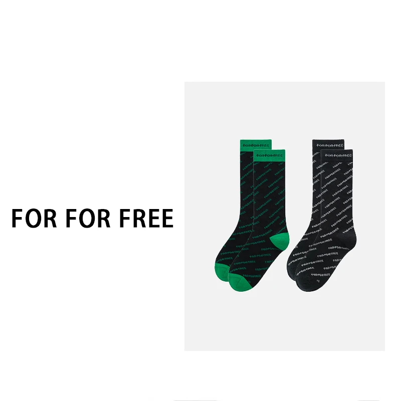 FORFORFREE小满LOGO袜子中筒衣服筒袜洋气衣服女时尚网红