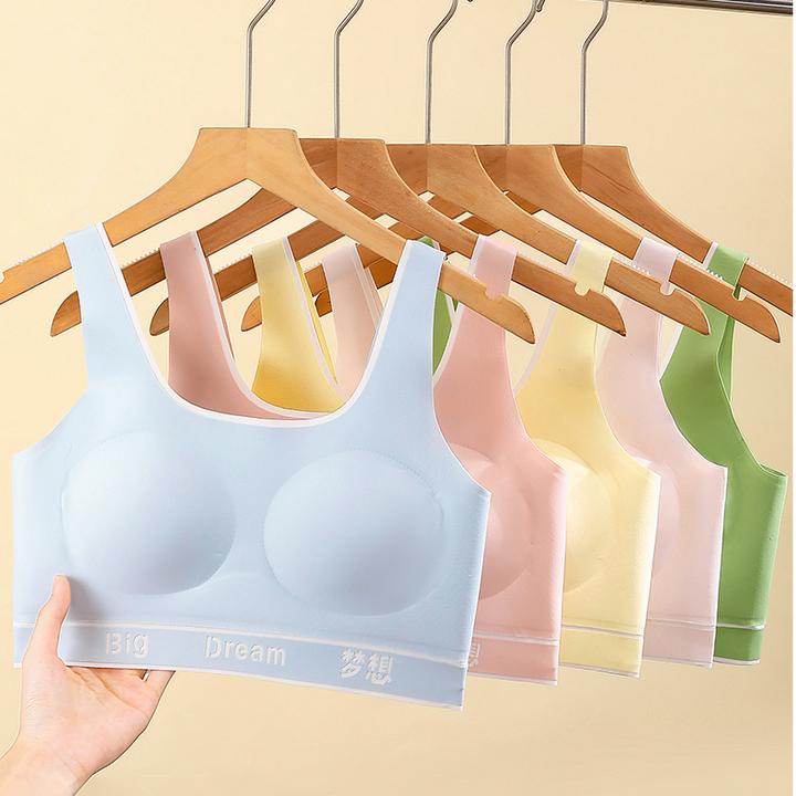 【2件】少女发育期调整型内衣少女背心无痕透气初高中生文胸C826