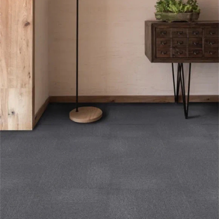 商用办公室写字楼台球厅纯色方块地垫拼接耐脏全铺客房可剪裁地毯