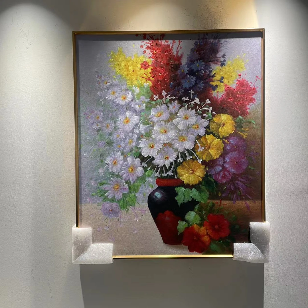 专属古典花卉|装饰画现代轻奢风格客厅挂画LDY-047*5060