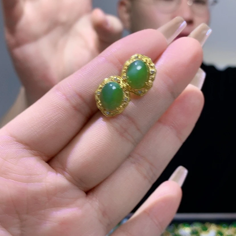 【闪购商品】和田玉（糖玉）颈饰银S925镶嵌