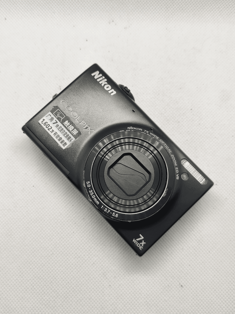 9新 Nikon/尼康 S6150 屏幕左侧泛黄 1602w像素7x尼克尔变焦 ccd